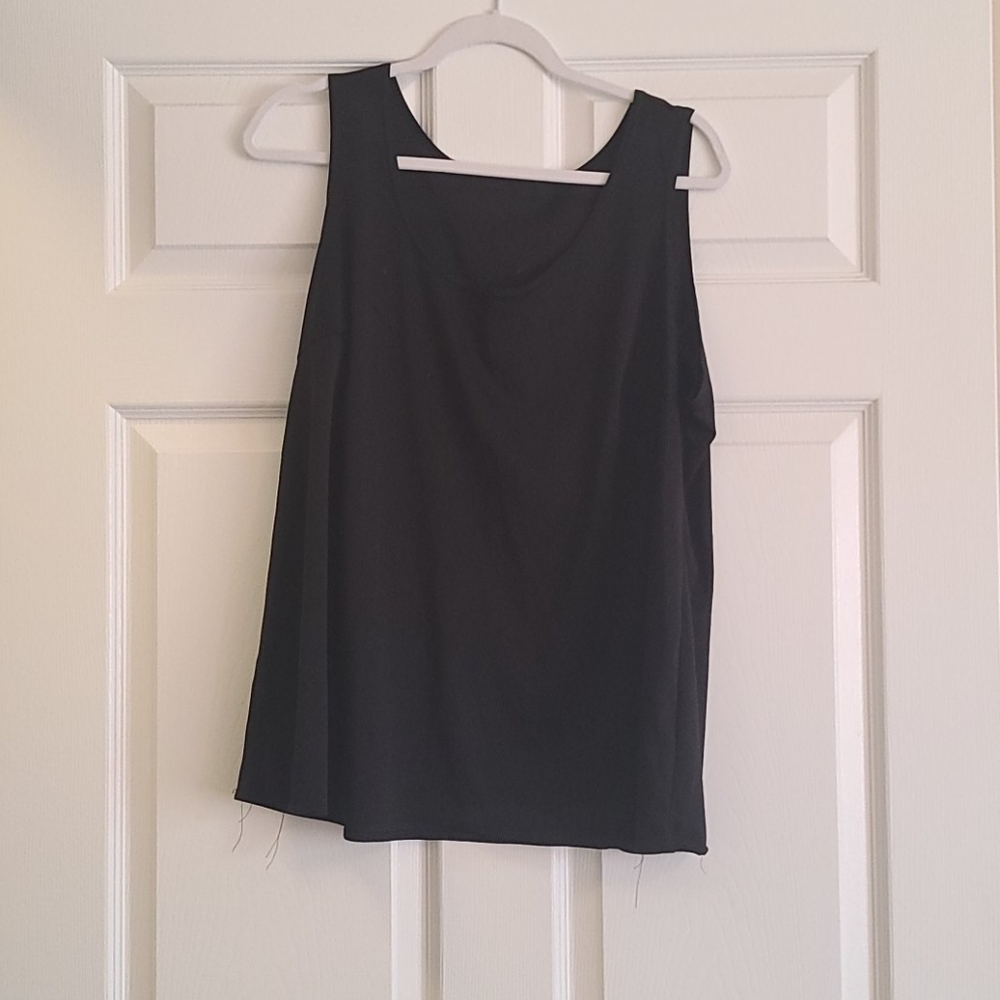 Black tank top